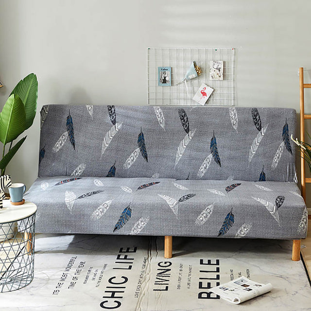 Printed Sofa Bed Slipcover