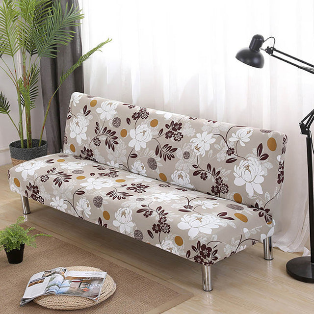 Printed Sofa Bed Slipcover