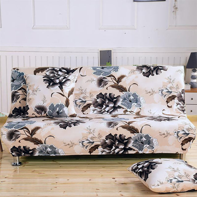 Printed Sofa Bed Slipcover