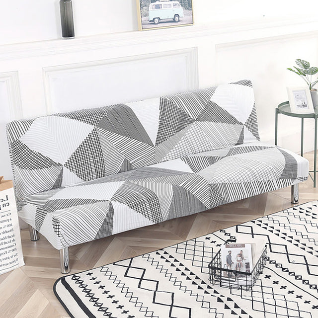 Printed Sofa Bed Slipcover