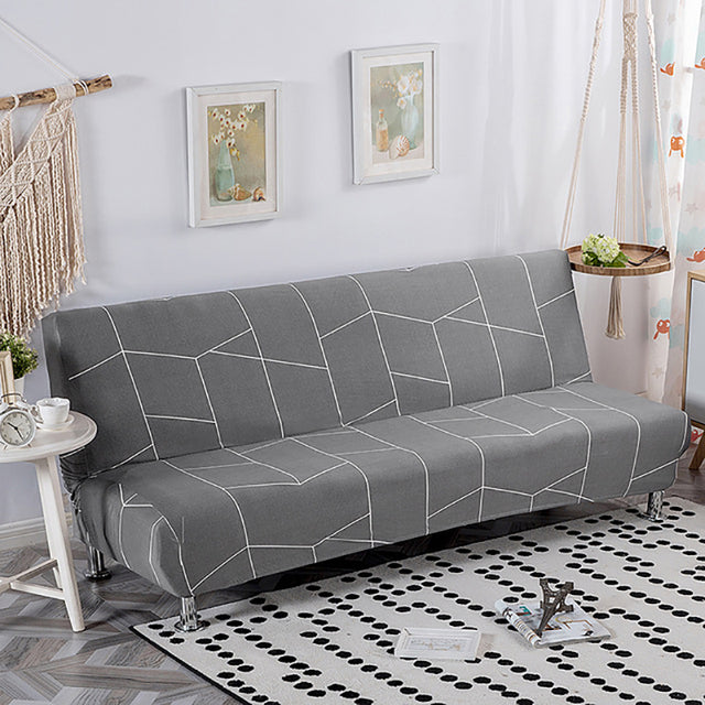 Printed Sofa Bed Slipcover