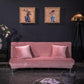 Solid Color with Thick Velvet Sofa Bed Slipcover
