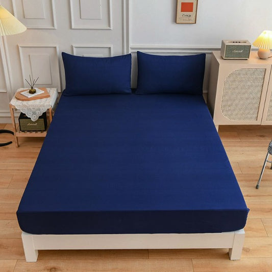 Fitted Solid Color Bed Covers