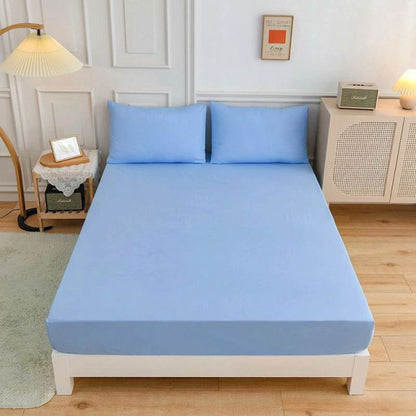 Fitted Solid Color Bed Covers