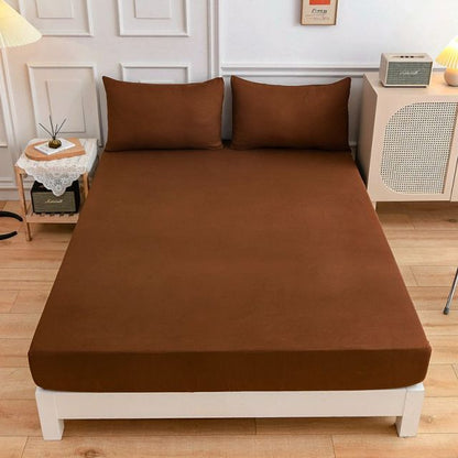 Fitted Solid Color Bed Covers