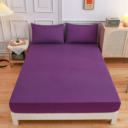 Fitted Solid Color Bed Covers