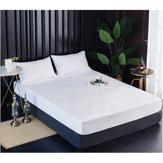 Solid Color Waterproof Bed Cover