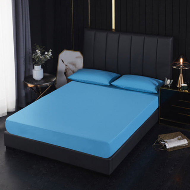 Solid Color Waterproof Bed Cover