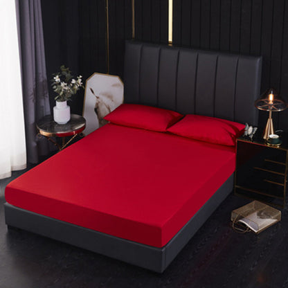 Solid Color Waterproof Bed Cover