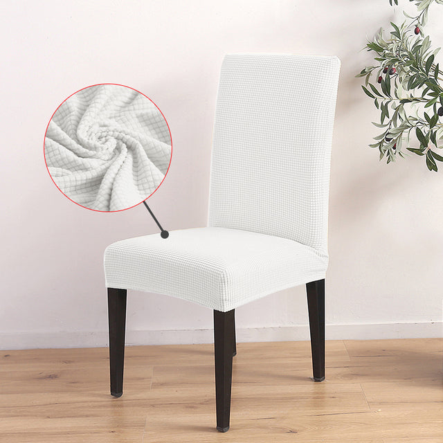 Solid Textured Chair Covers