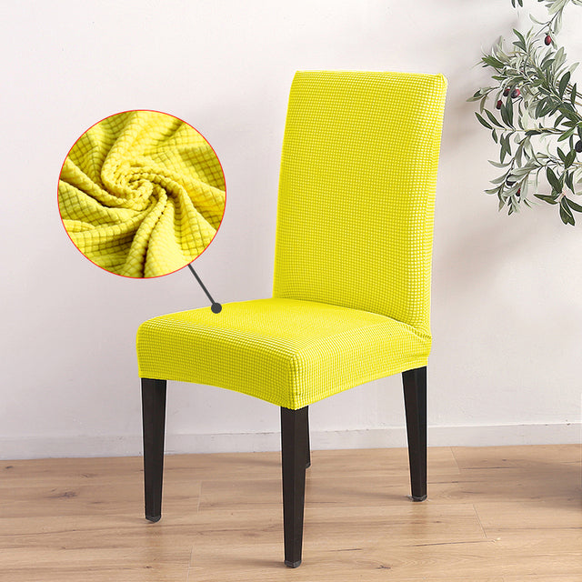 Solid Textured Chair Covers