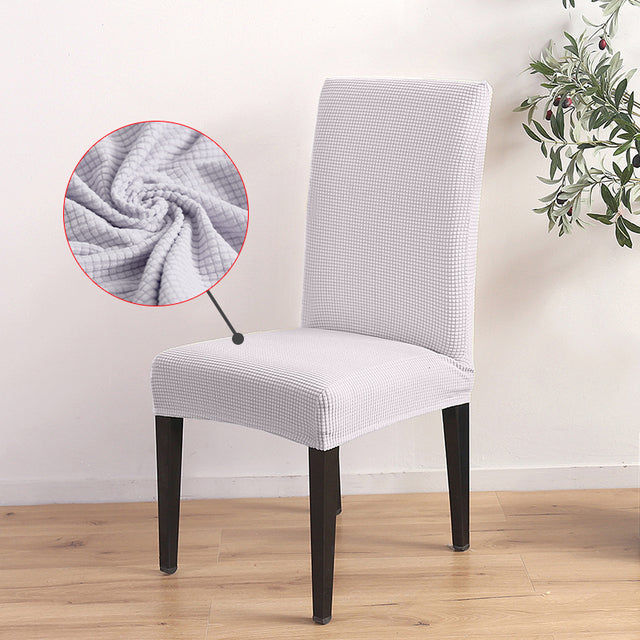 Solid Textured Chair Covers