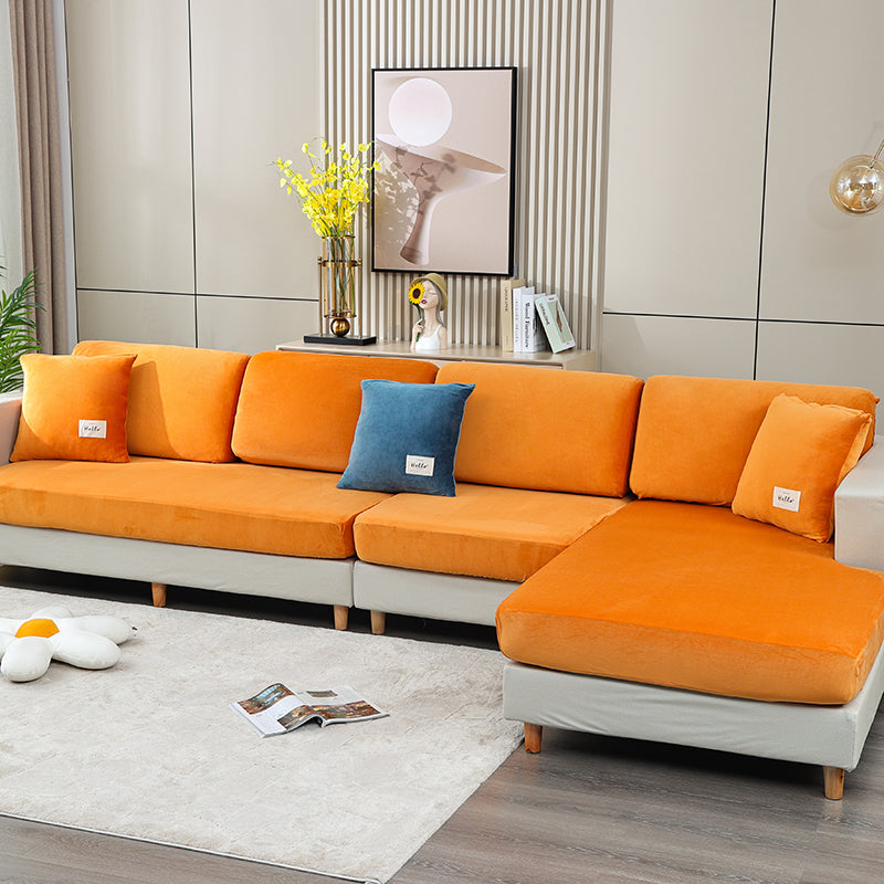 Smooth Velvet Sofa Cushion Covers
