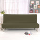 Solid Color Sofa Bed Slipcover