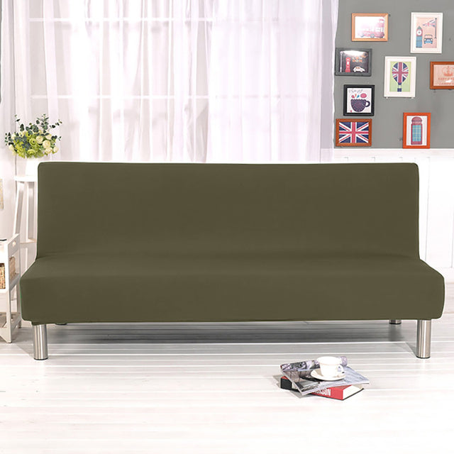 Solid Color Sofa Bed Slipcover