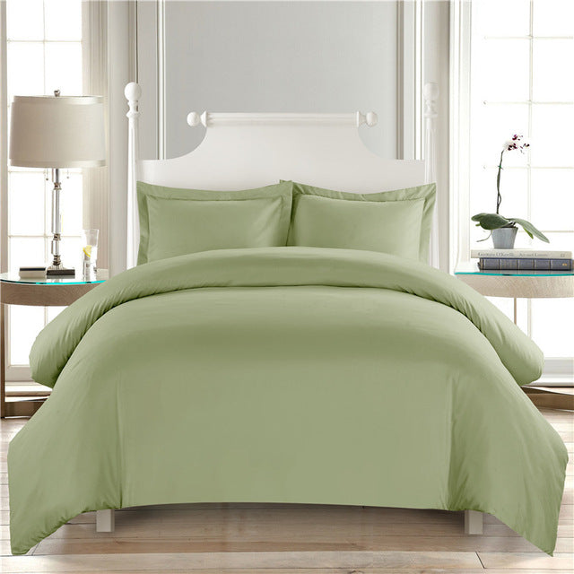 Pure Cotton Solid Color Bed Covers