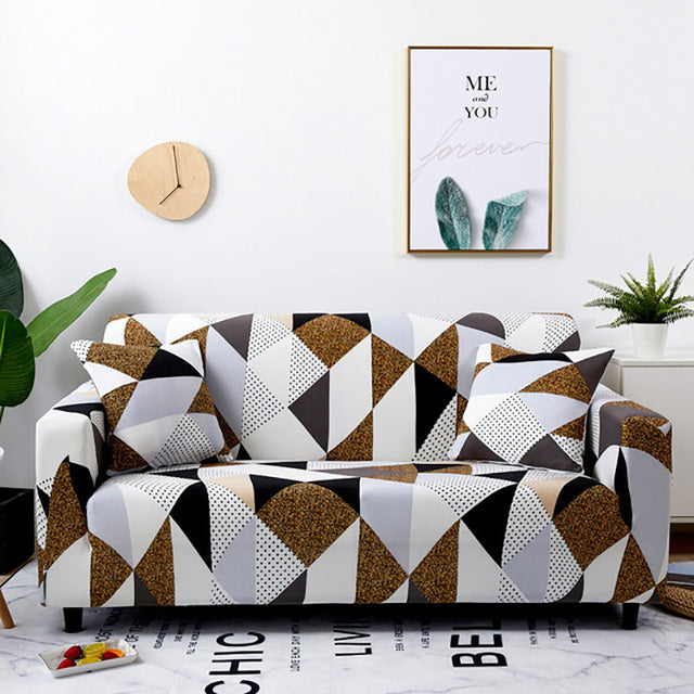 Geometric Sofa Covers