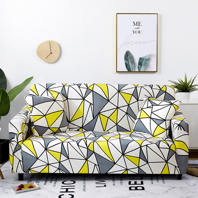 Geometric Sofa Covers