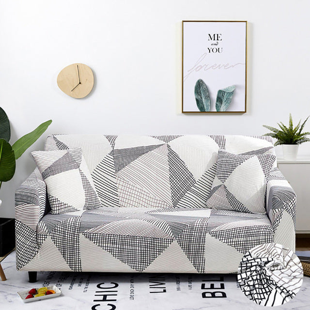 Geometric Sofa Covers