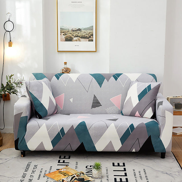 Geometric Sofa Covers