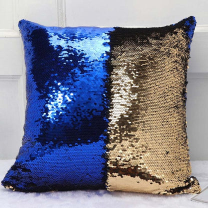 Double Multi-Colored Sequin Cushion Covers