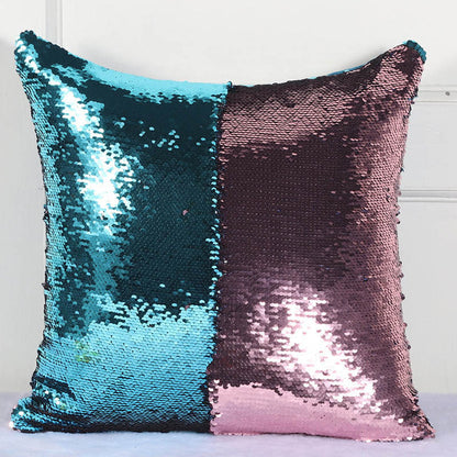 Double Multi-Colored Sequin Cushion Covers