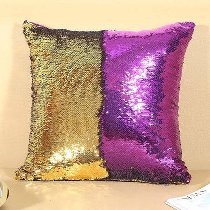 Double Multi-Colored Sequin Cushion Covers