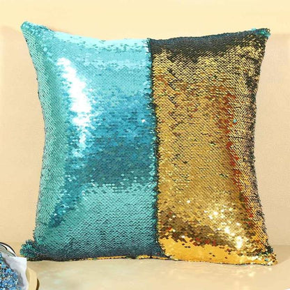 Double Multi-Colored Sequin Cushion Covers