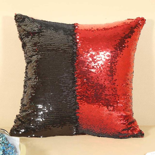Double Multi-Colored Sequin Cushion Covers
