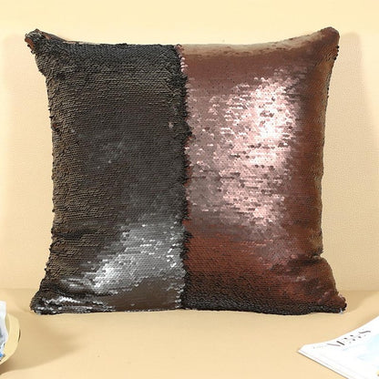 Double Multi-Colored Sequin Cushion Covers