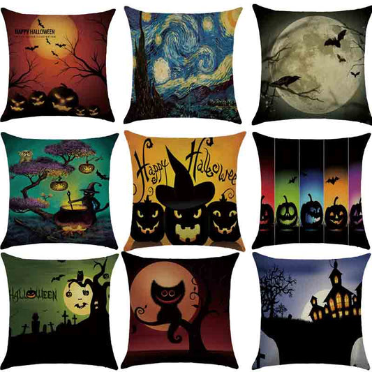 Spooky Halloween Cushion Covers