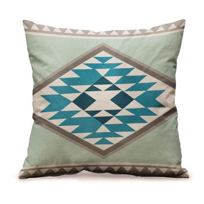 Blue Printed Cushion Covers