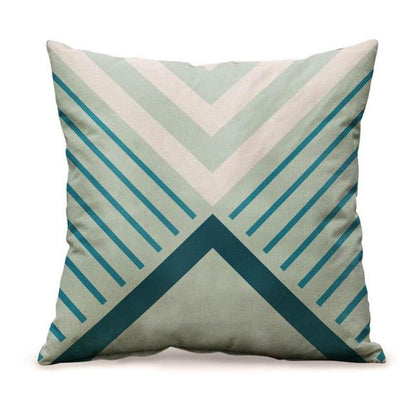 Blue Printed Cushion Covers