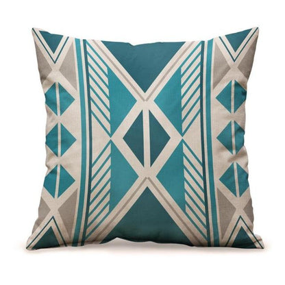 Blue Printed Cushion Covers