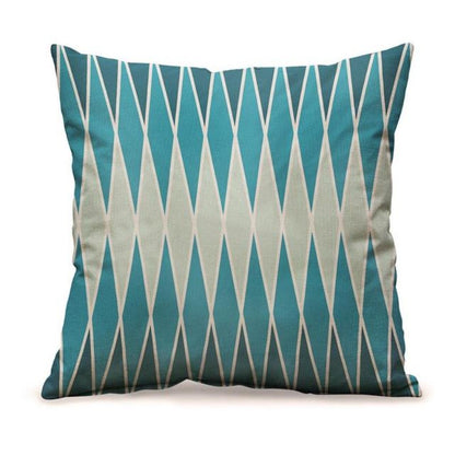 Blue Printed Cushion Covers