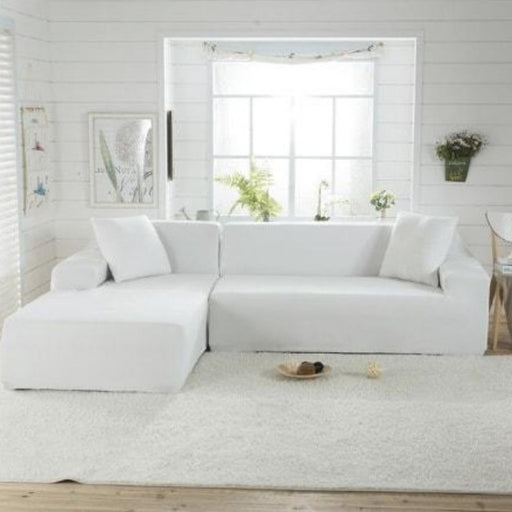 White Waterproof Sofa SlipCover.