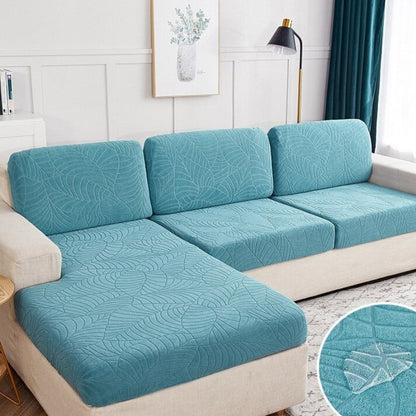 Thick Jacquard Waterproof Sofa Seat Cushion Covers