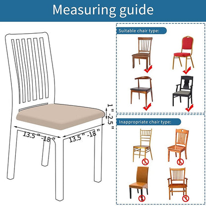 Fitted Dining Chair Seat Covers